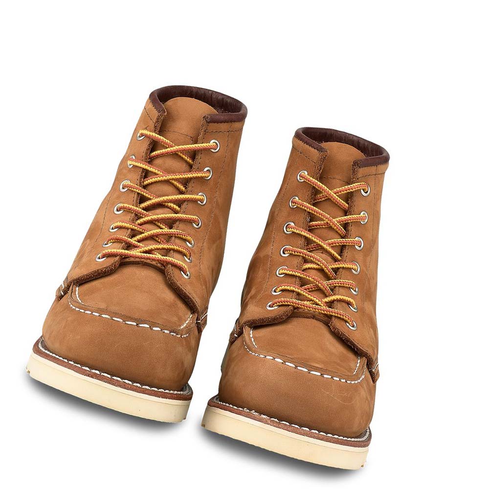 Red Wing CLASSIC MOC Heritage Short in Chinook Leather Women's Boots Brown | ZA 135ILH